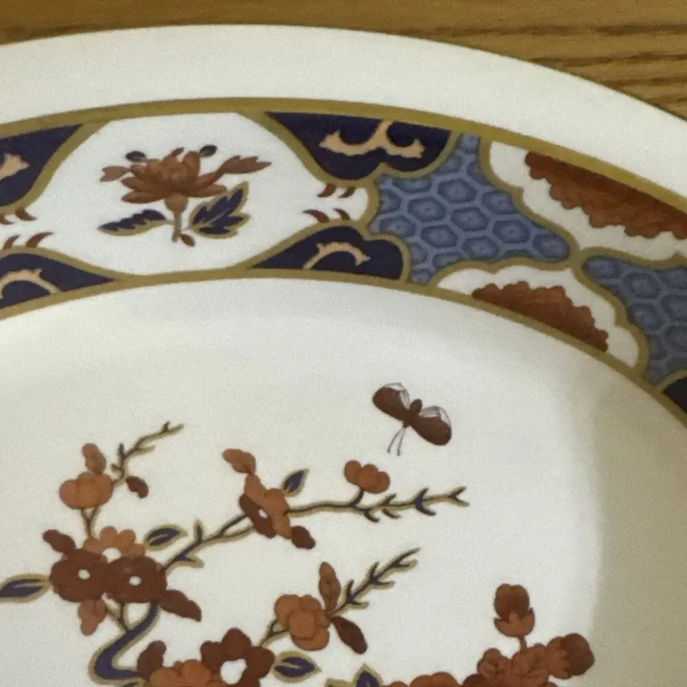 Spode Shima Fine bone china 9”oval Vegetable Bowl Y8172-E RARE READ